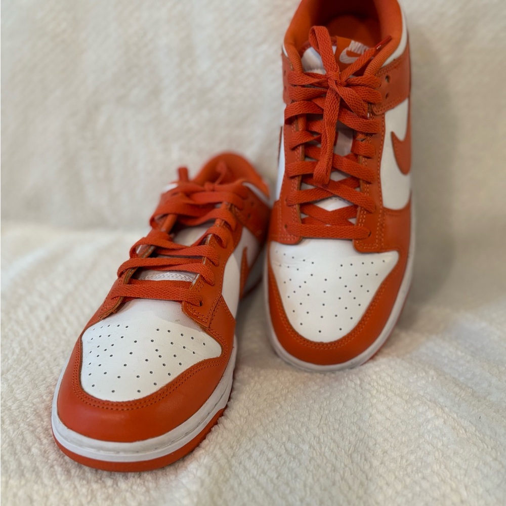 Nike Men's Orange Athletic Shoes dunks Syracuse size 9